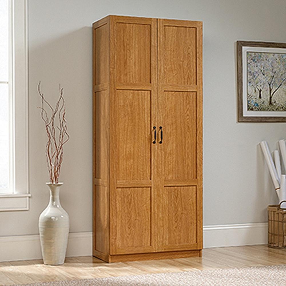 Sauder Woodworking Highland Oak Cabinet-419188 - The Home Depot