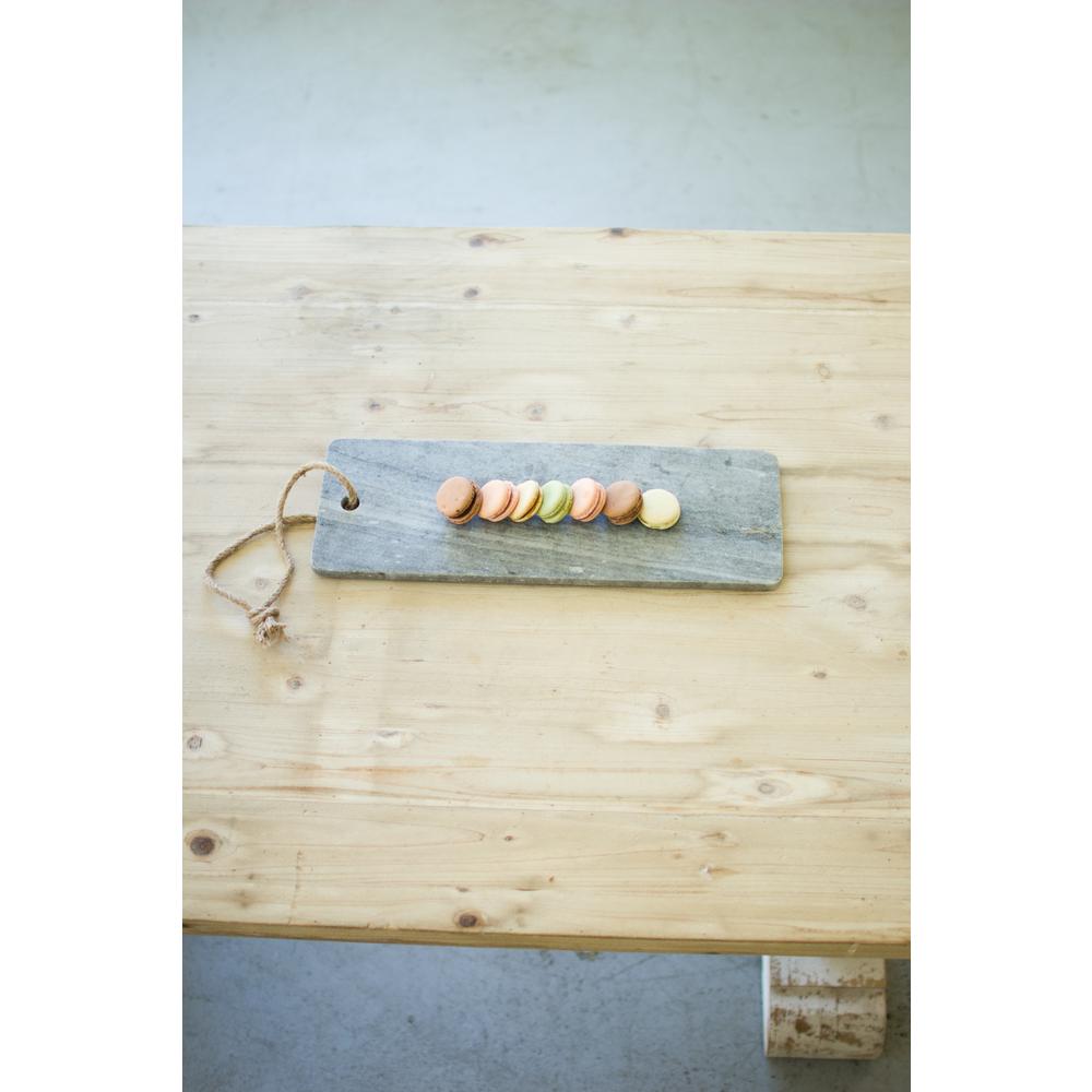 Grey Marble Cutting Board with Rope HandleNART1045 The Home Depot