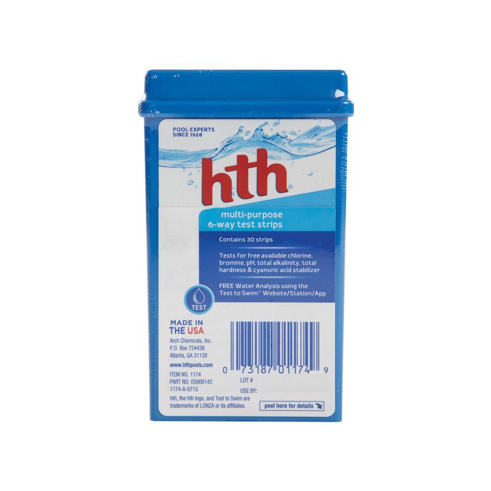 Hth 6 Way Test Kit Color Chart