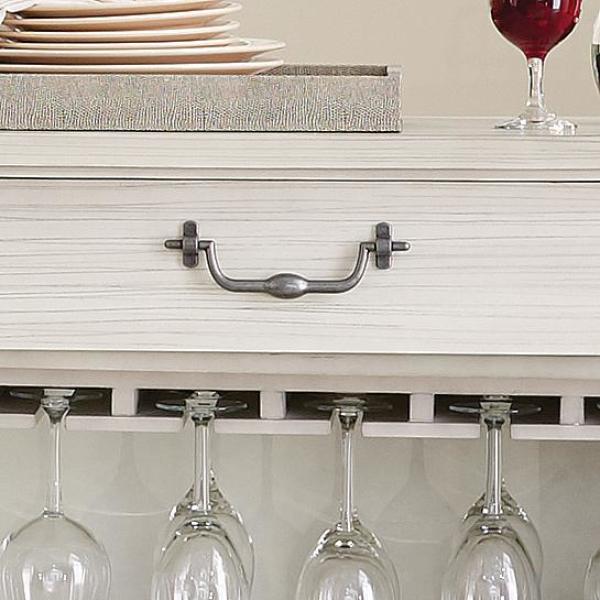 Os Home And Office Furniture Harper S Branch Off White Wine Rack