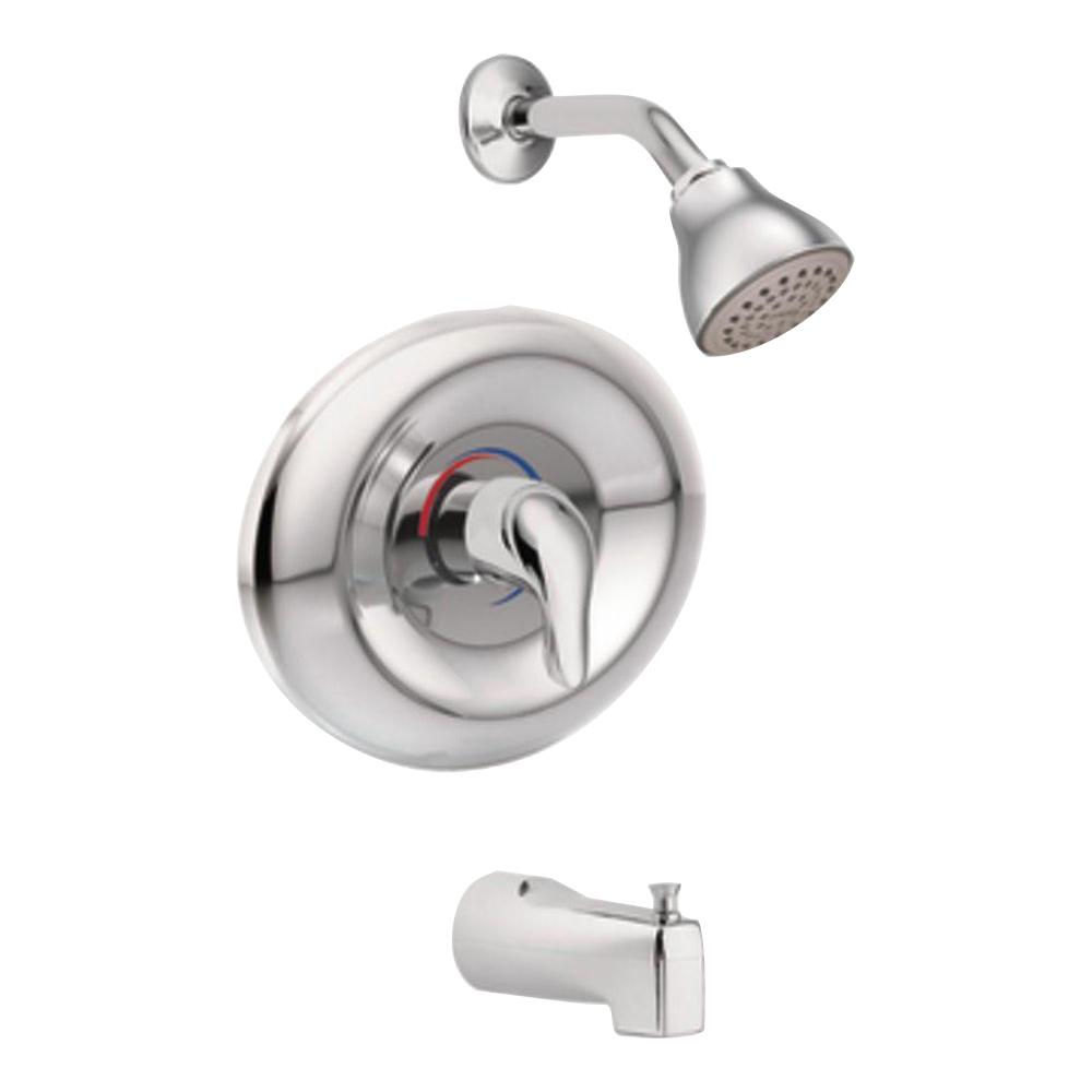 Moen Chateau Single Handle 1 Spray Tub And Shower Faucet In Chrome