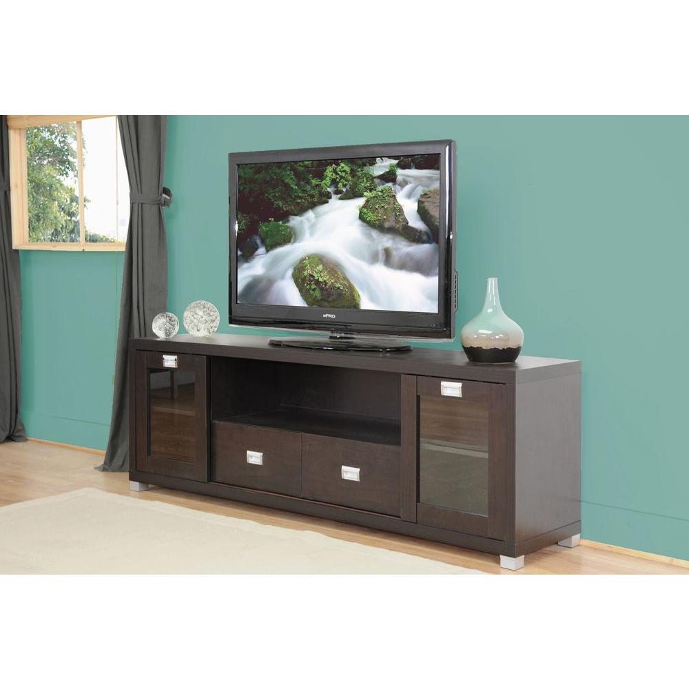 Baxton Studio Gosford Dark Brown Entertainment Center 28862 3969 Baxton Studio Gosford Dark Brown
