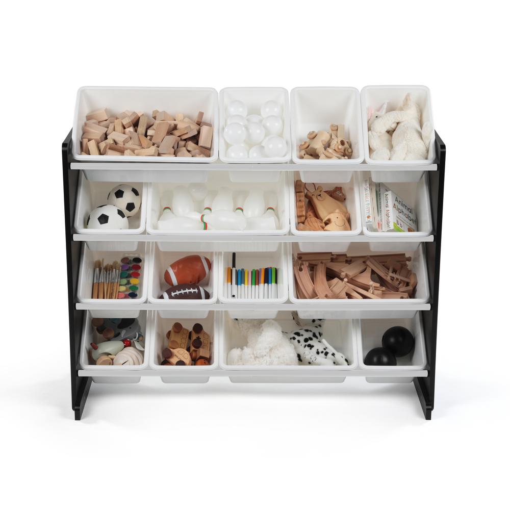 black toy organizer