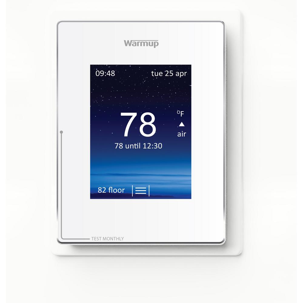 WARMUP Cloud White Smart Thermostat for Underfloor Heating System4iE
