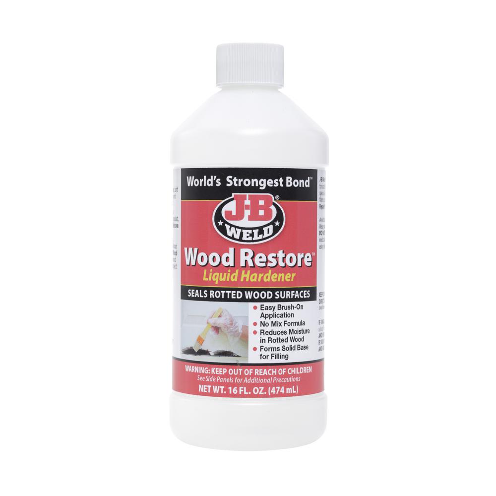 J-B Weld 16 Oz. Wood Restore Liquid Hardener (Case Of 6)-40001-6 - The ...