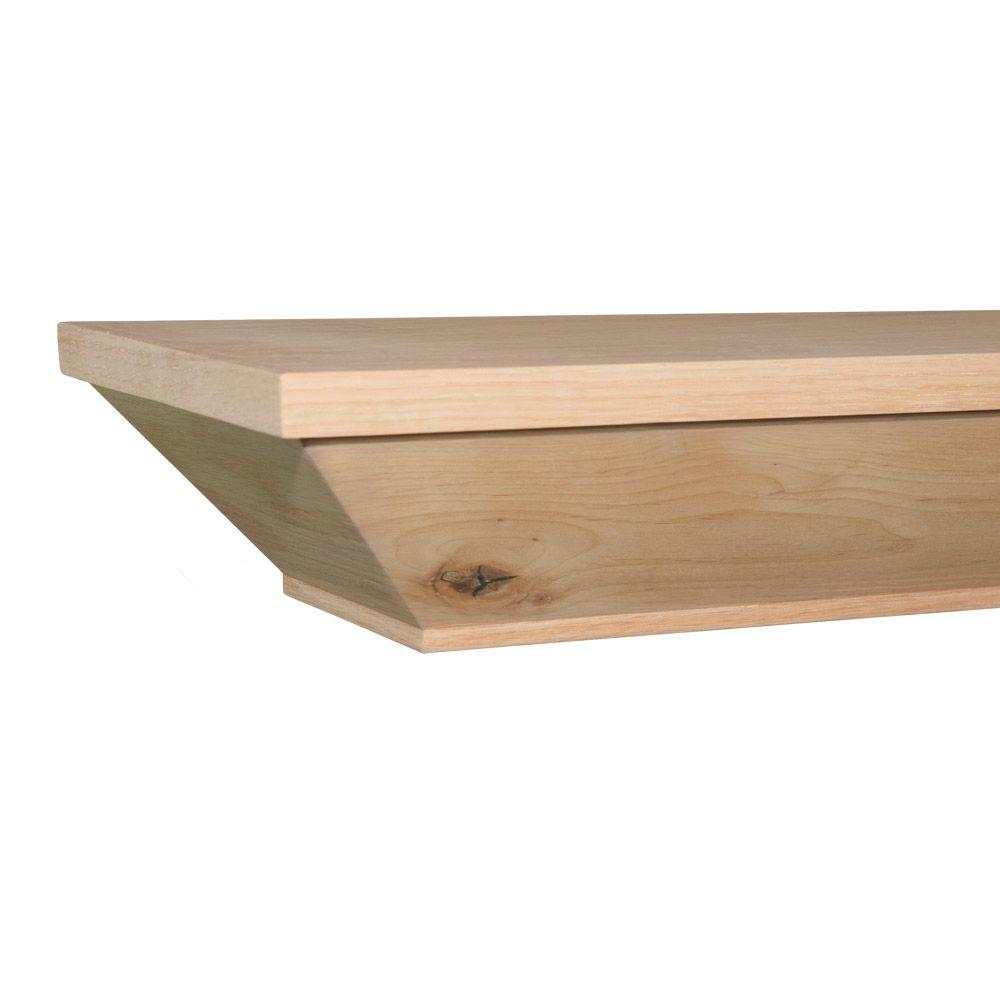 Builders Choice Craftsman 6 Ft Knotty Alder Cap Shelf Mantel Builders Choice Craftsman 6 Ft Knotty Alder Cap Shelf Mantel