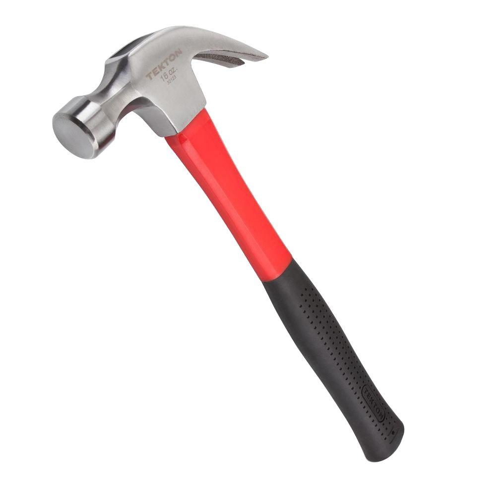 TEKTON 16 oz. Jacketed Fiberglass Claw Hammer by TEKTON