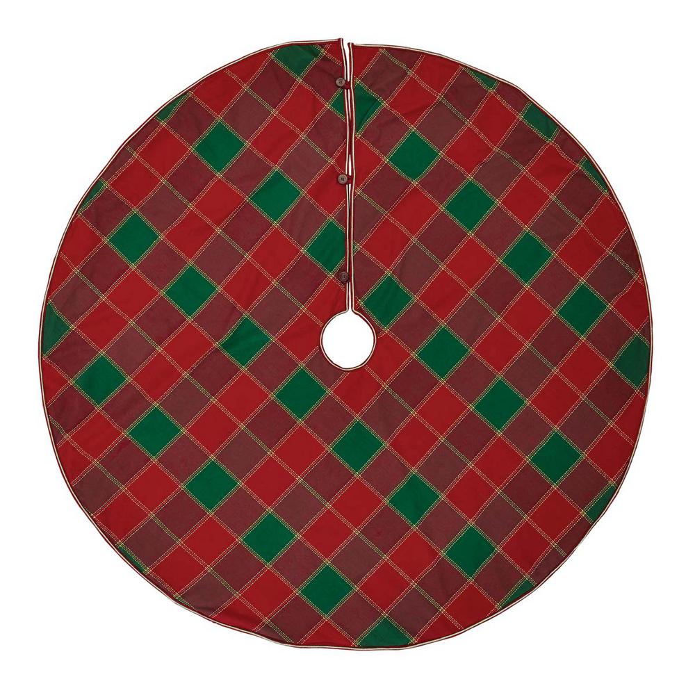 Tristan Cherry Red Traditional Christmas Decor Tree Skirt Tristan Cherry Red Traditional Christmas Decor Tree Skirt