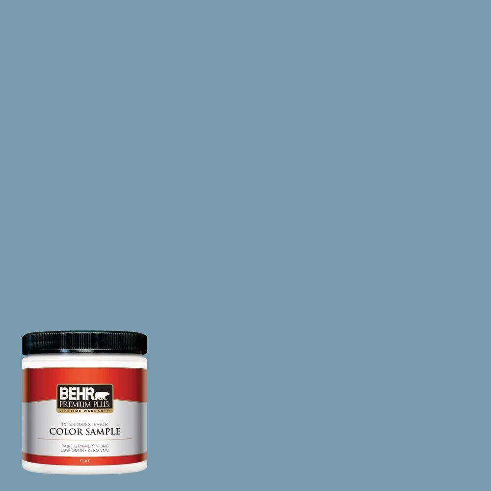 Behr Premium Plus 8 Oz Pmd 14 Yacht Harbor Flat Interior Exterior Pmd 14 Yacht Harbor Flat Interior Exterior