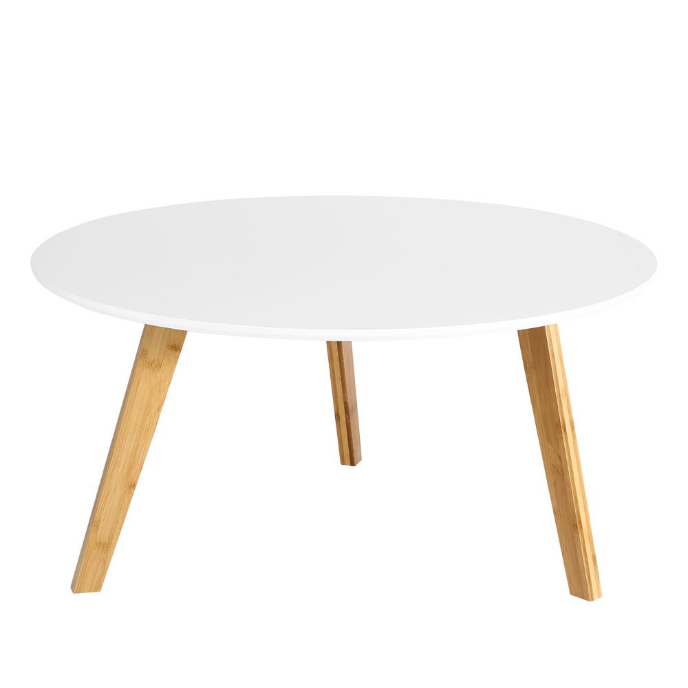 Poly And Bark Coffee Tables Accent The Home Depot Costanoa White Natural Wood Coffee Table