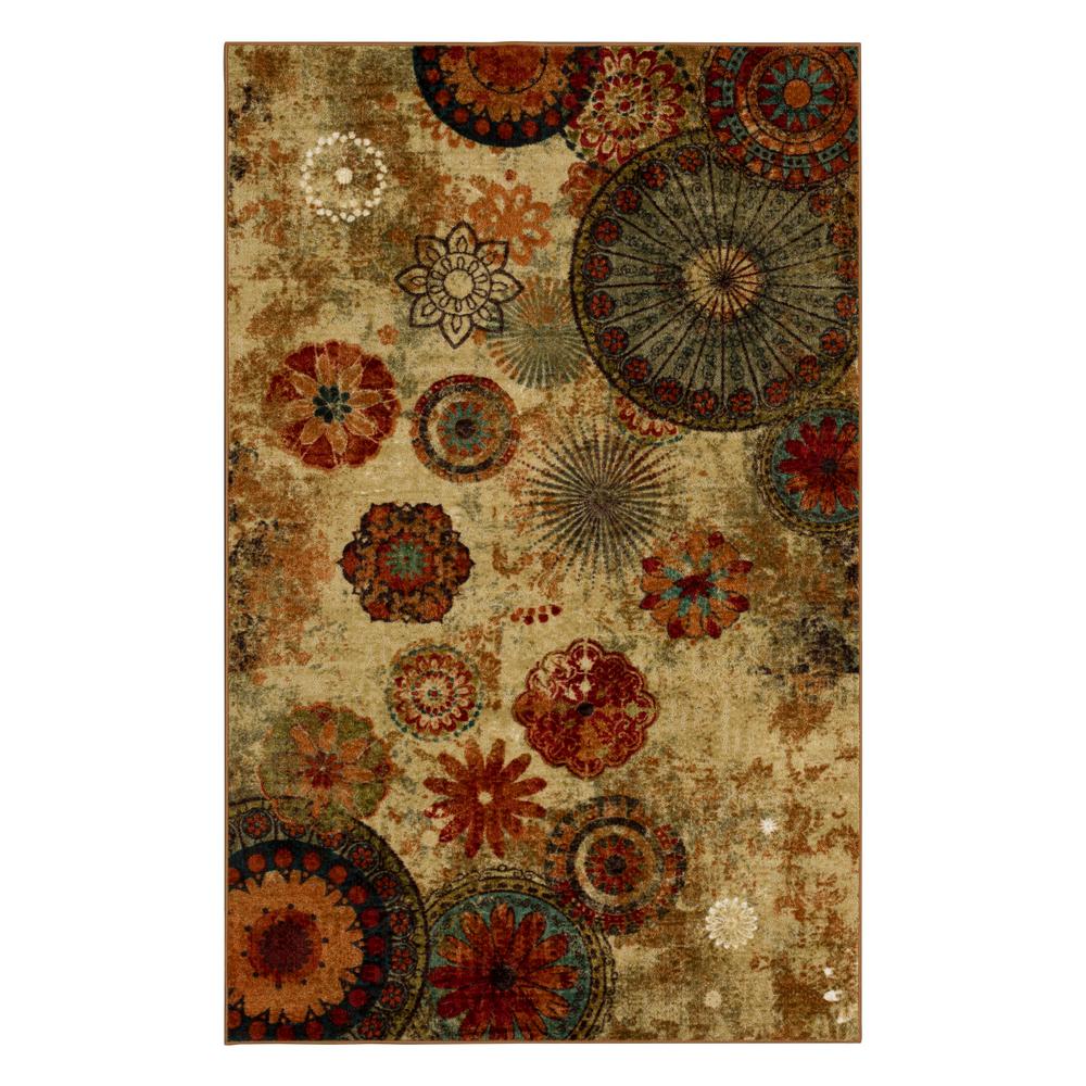 Mohawk Home Caravan Medallion Multi 2 ft. x 5 ft. Ornamental Area Rug681609 The Home Depot