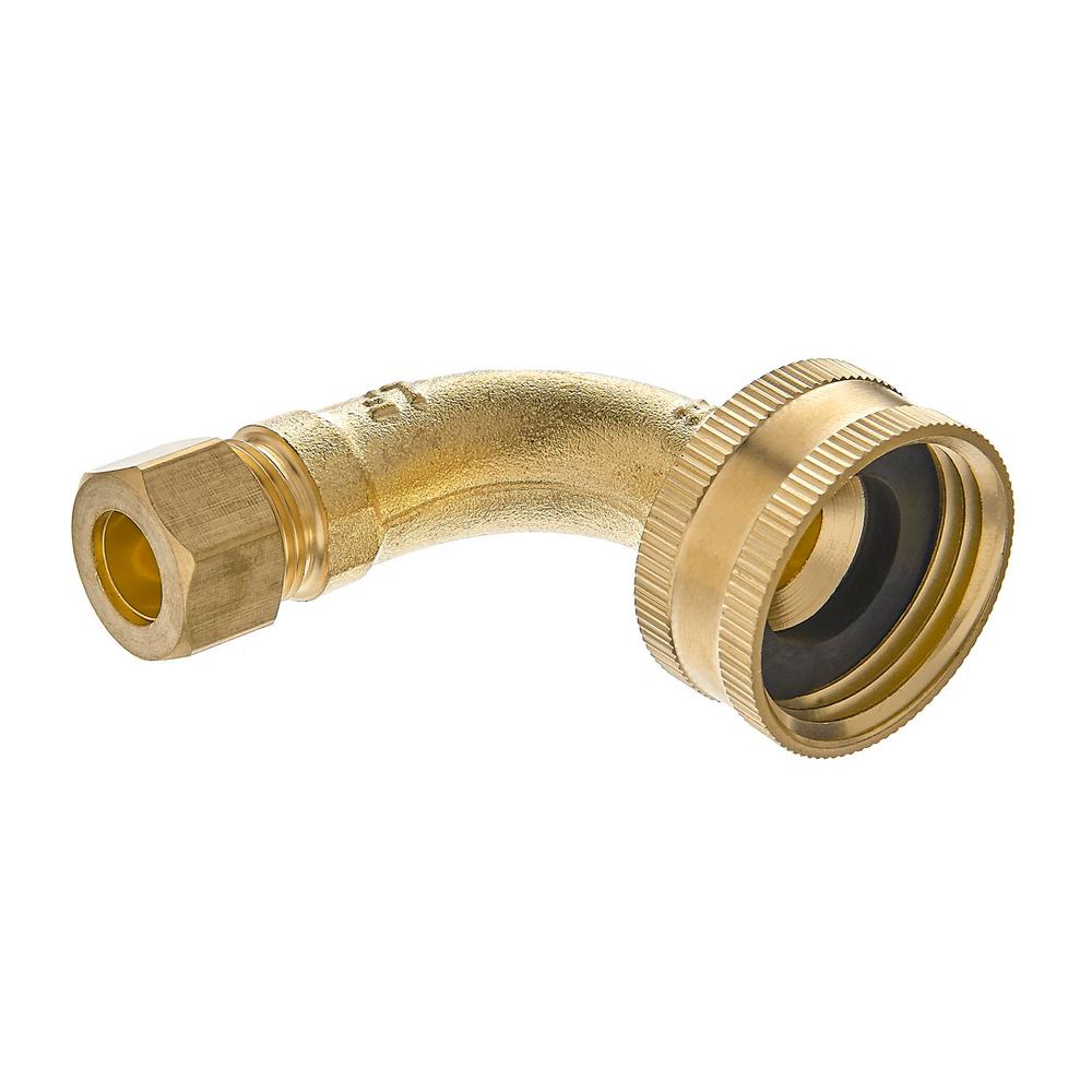 3 4 Inch Female Garden Hose By 8 Compression Brass Adapter Garden