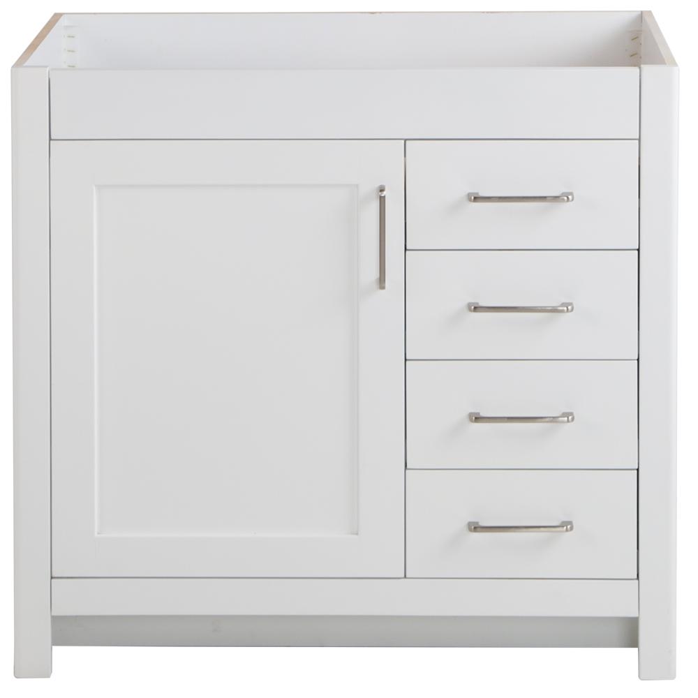 36 Inch Vanities Home Decorators Collection White Westcourt 36 In