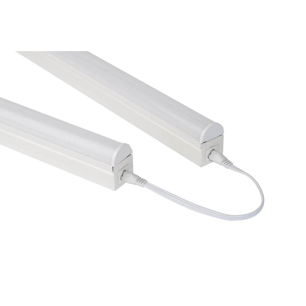 Commercial Electric 4 Ft Bright And Cool White Led Linkable Strip 9