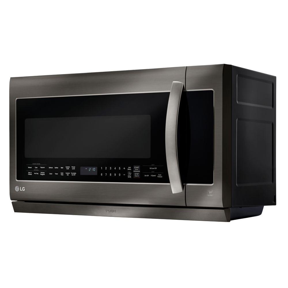Lg Electronics 2 Cu Ft Over The Range Microwave In Black Lg Electronics 2 Cu Ft Over The Range Microwave In Black