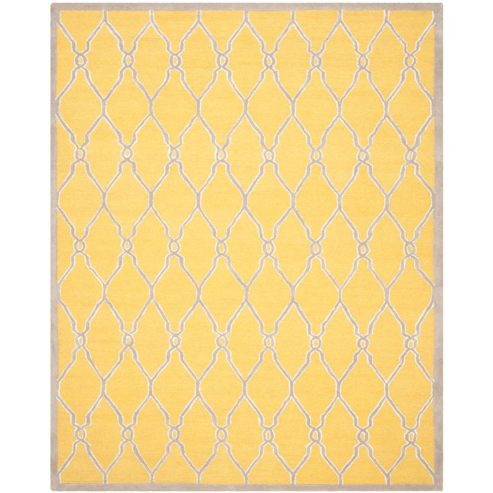 Safavieh Cambridge Gold/Ivory 5 ft. x 8 ft. Area RugCAM134Q5 The