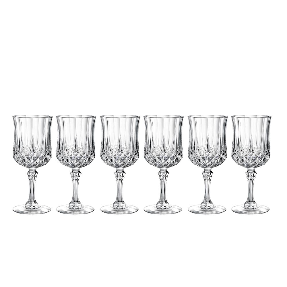 Luminarc Longchamp 8.25 oz. Goblet Glass (Set of 6)M0081 The Home Depot