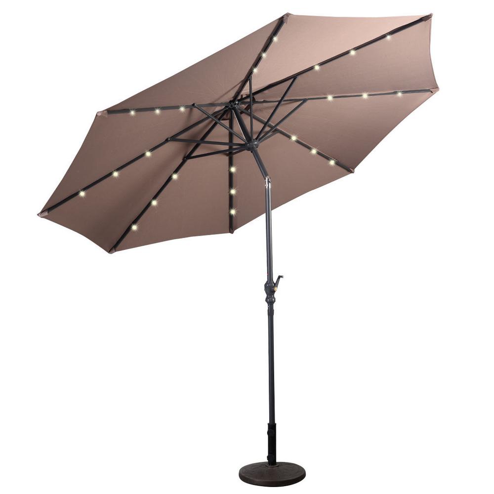 Metal Patio Umbrellas Furniture The Home Depot Patio Umbrellas Furniture