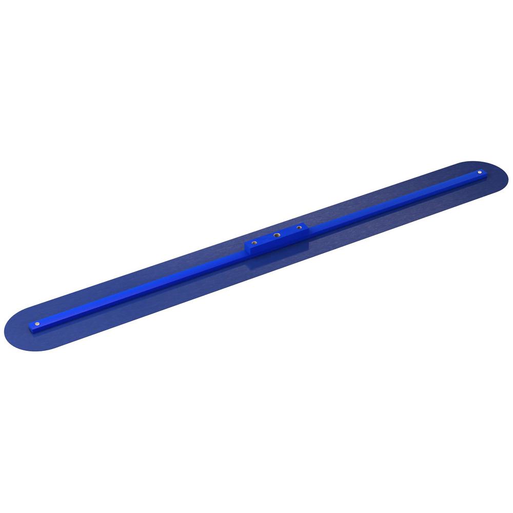 Bon Tool 42 inch x 5 inch Round End Blue Steel Fresno Finishing Trowel by Bon Tool