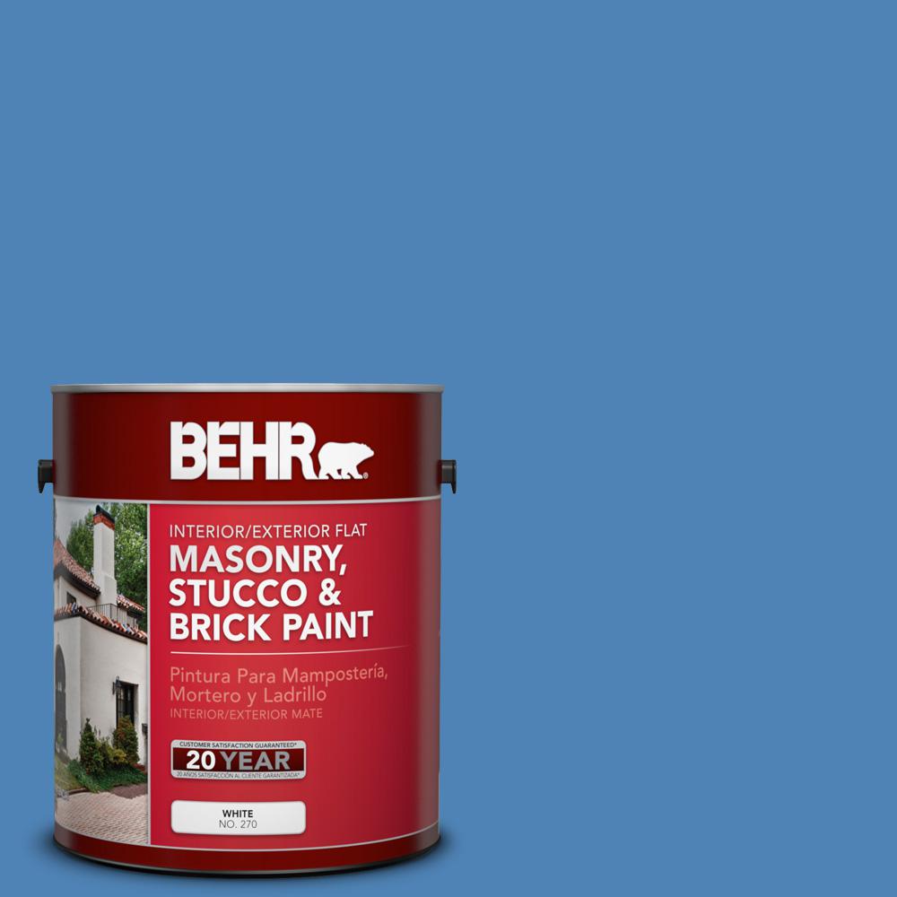 Neon Blue Paint The Home Depot Ppu15 6 Neon Blue Flat Interior Exterior Masonry Stucco