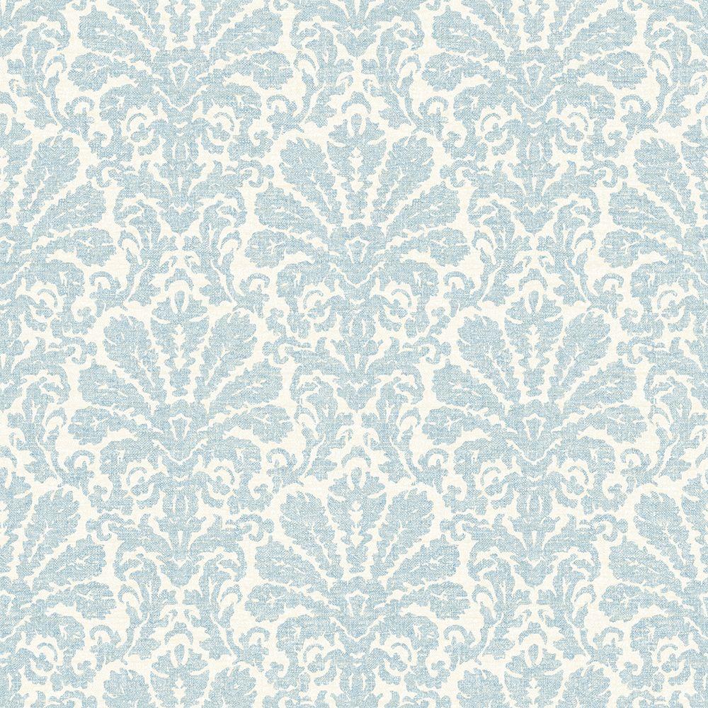 Chesapeake Seascape Blue Damask Wallpaper Sample Dlr54641sam The Chesapeake Seascape Blue Damask Wallpaper Sample
