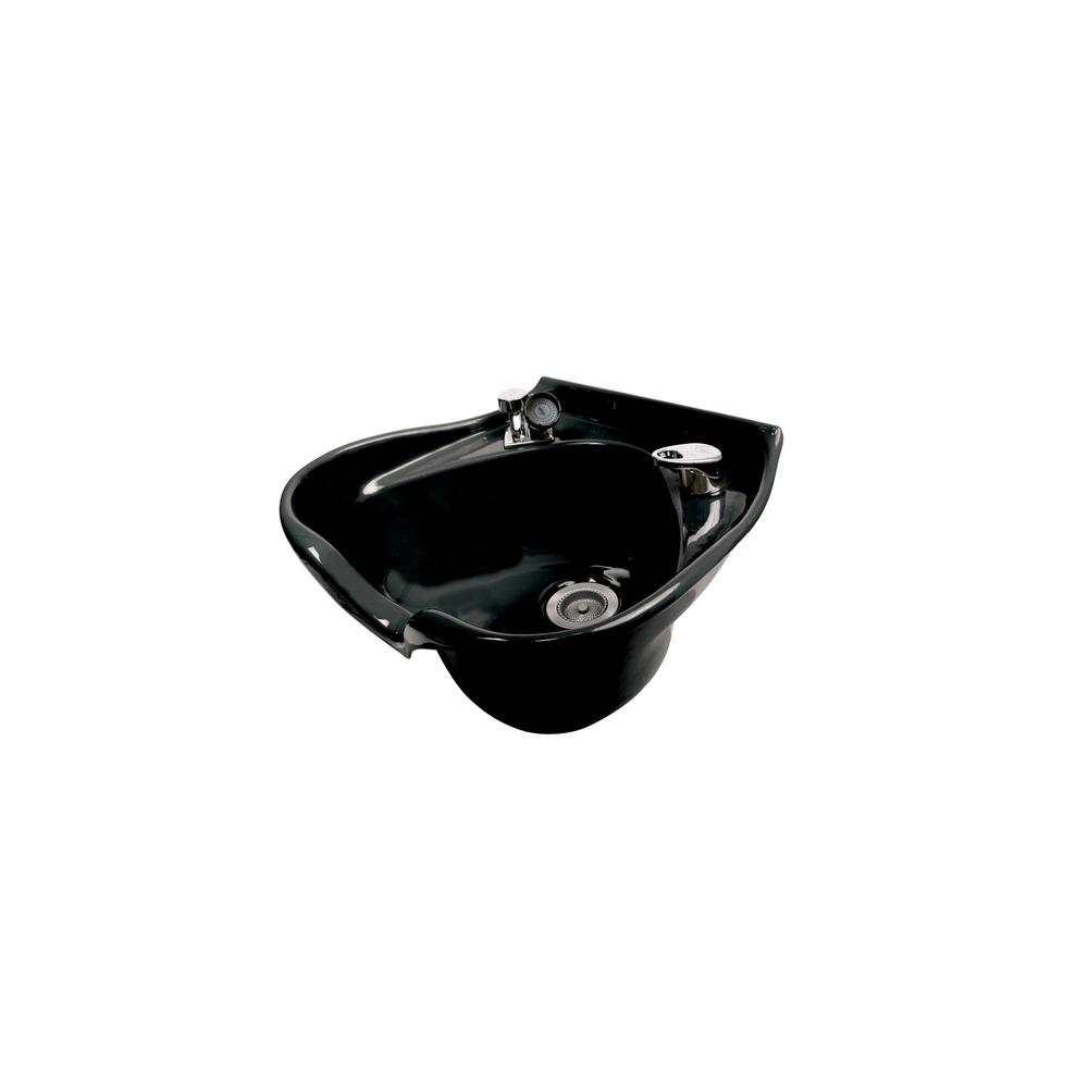 Belvedere Cameo 22 in. W x 10 in. D Enamel Shampoo Sink with 522