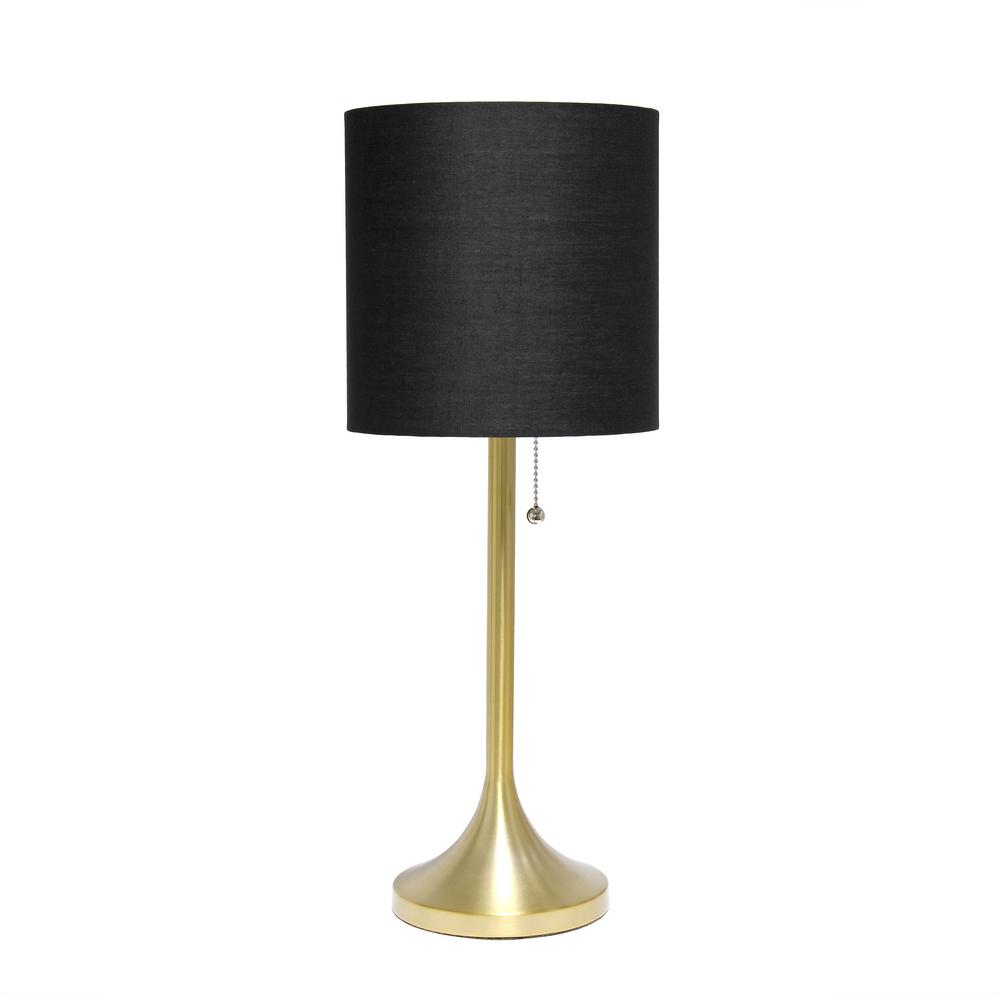 black nightstand lamp