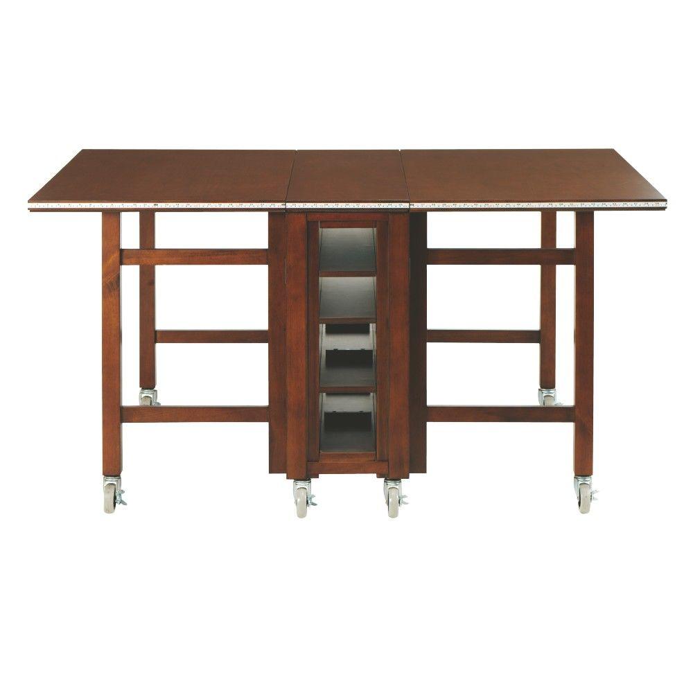 Martha Stewart Living Craft Space 6 ft. Collapsible Wood Craft Table in