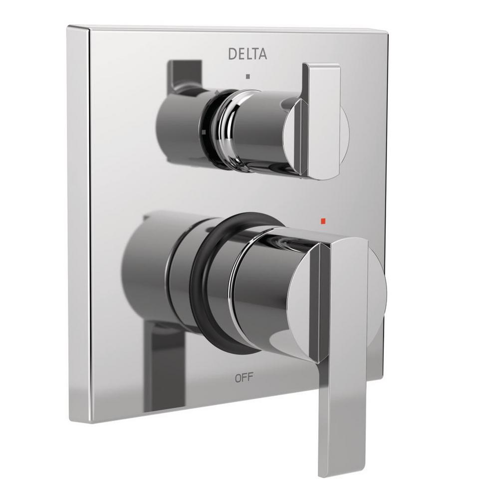 Delta Multichoice Valve Trim Plumbing Fixtures Compare Prices At Delta Ara Modern 2 Handle Wall Mount Valve Trim Kit With