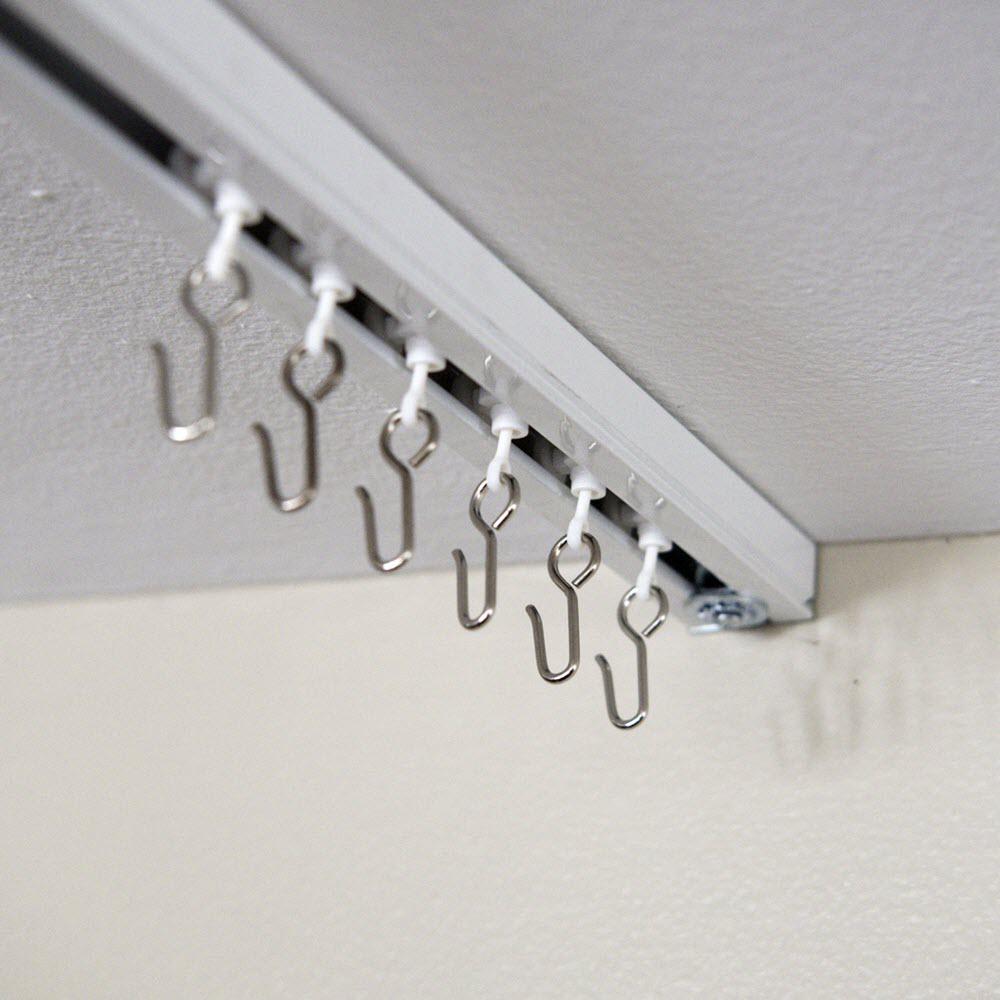 Roomdividersnow Roomdividersnow Ceiling Track Set 3 Ft To 6 Ft