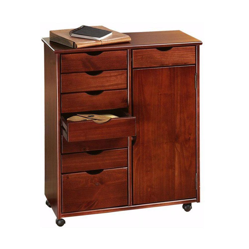 Home Decorators Collection Stanton Dark Cherry 7+1Drawers Double Wide