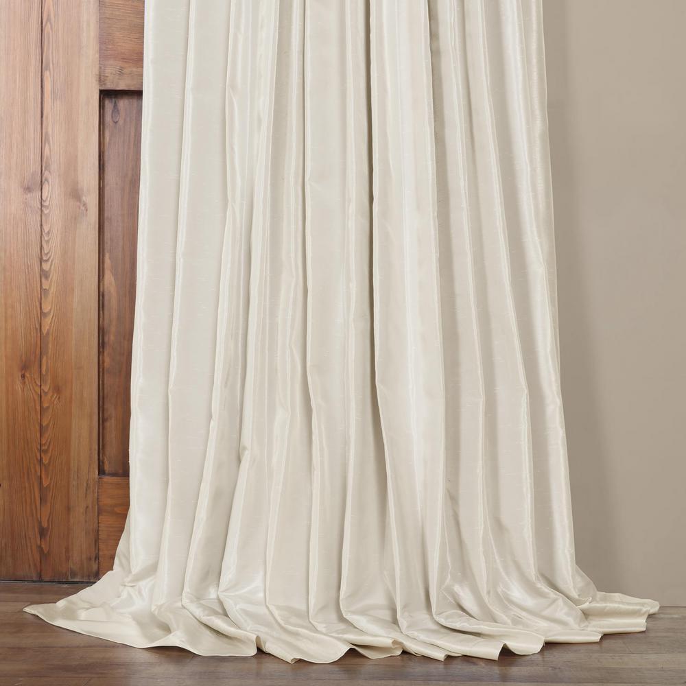 Exclusive Fabrics Furnishings Off White Blackout Extra Wide