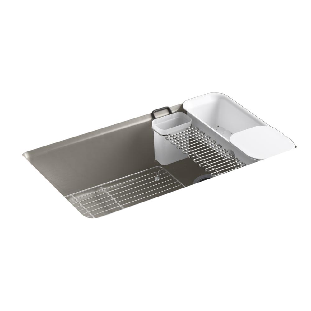 Kohler Riverby Undermount Cast Iron 33 In 5 Hole Single Bowl