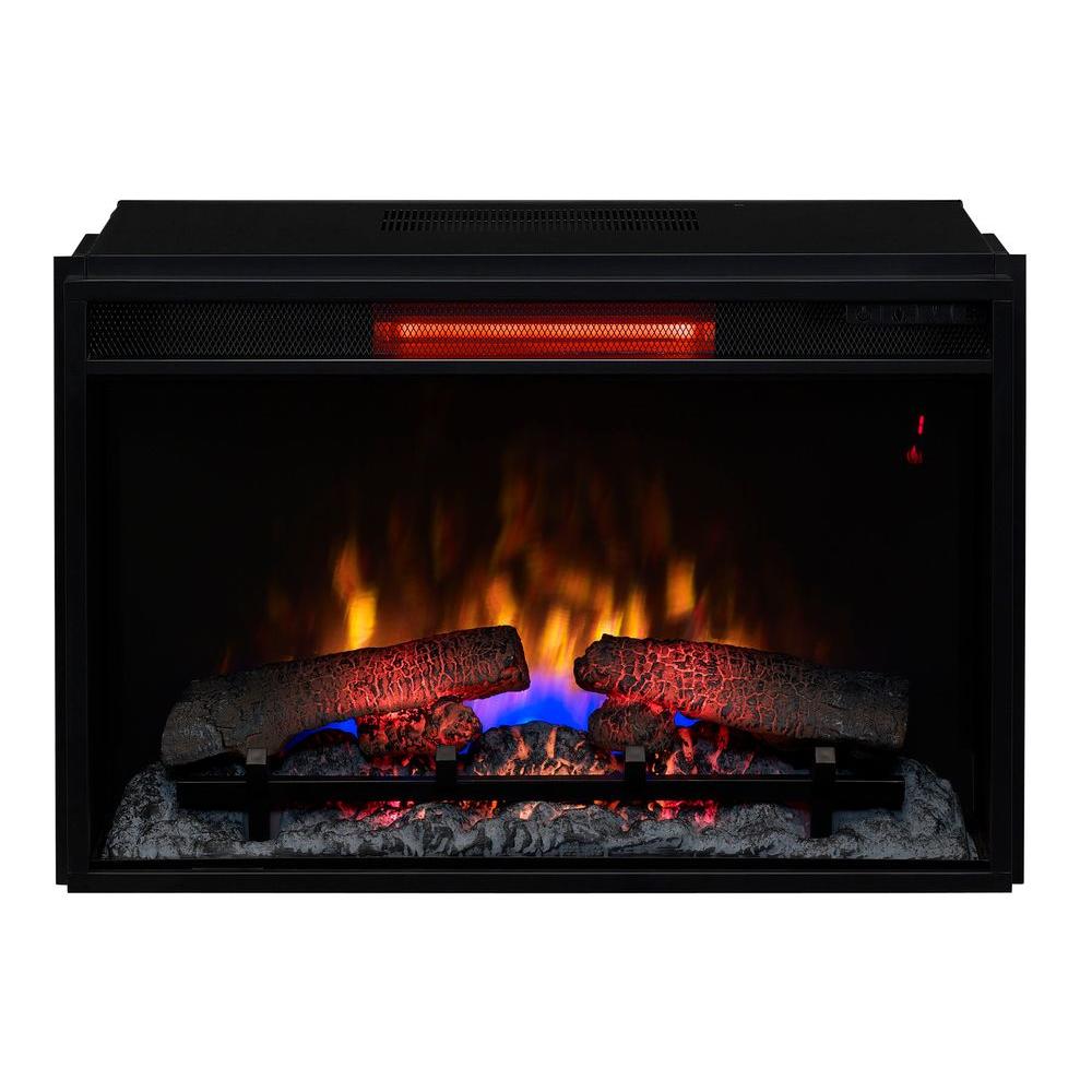 26 in. Infrared Quartz Electric Fireplace Insert with FlushMount Trim Kit85880BB  The Home Depot