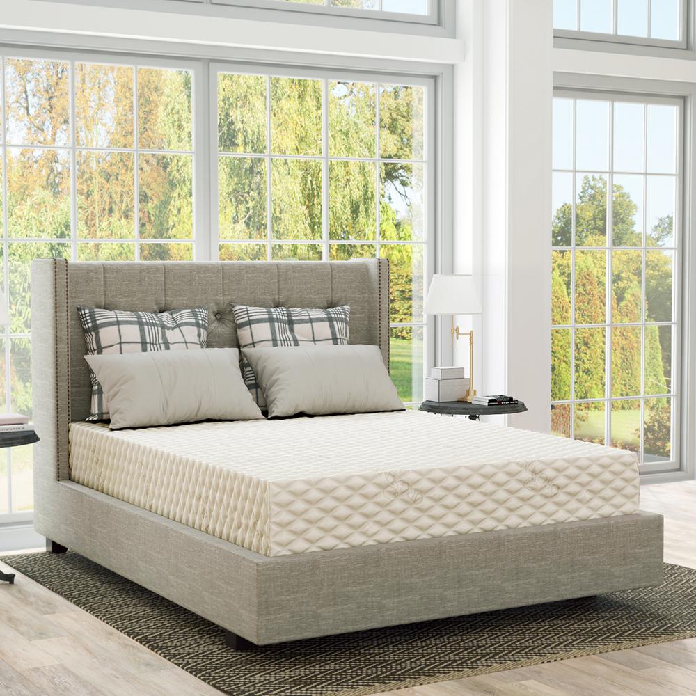 PlushBeds Natural Bliss 8in. Firm Latex Tight Top Twin XL Mattress