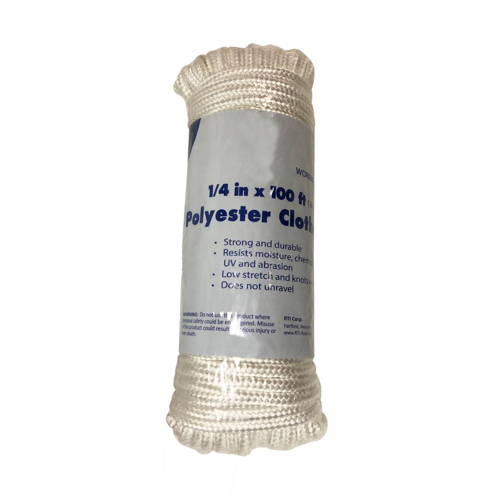 CORDA 1/4 in. x 100 ft. Polyester Clothesline (2Pack)LB7714 The