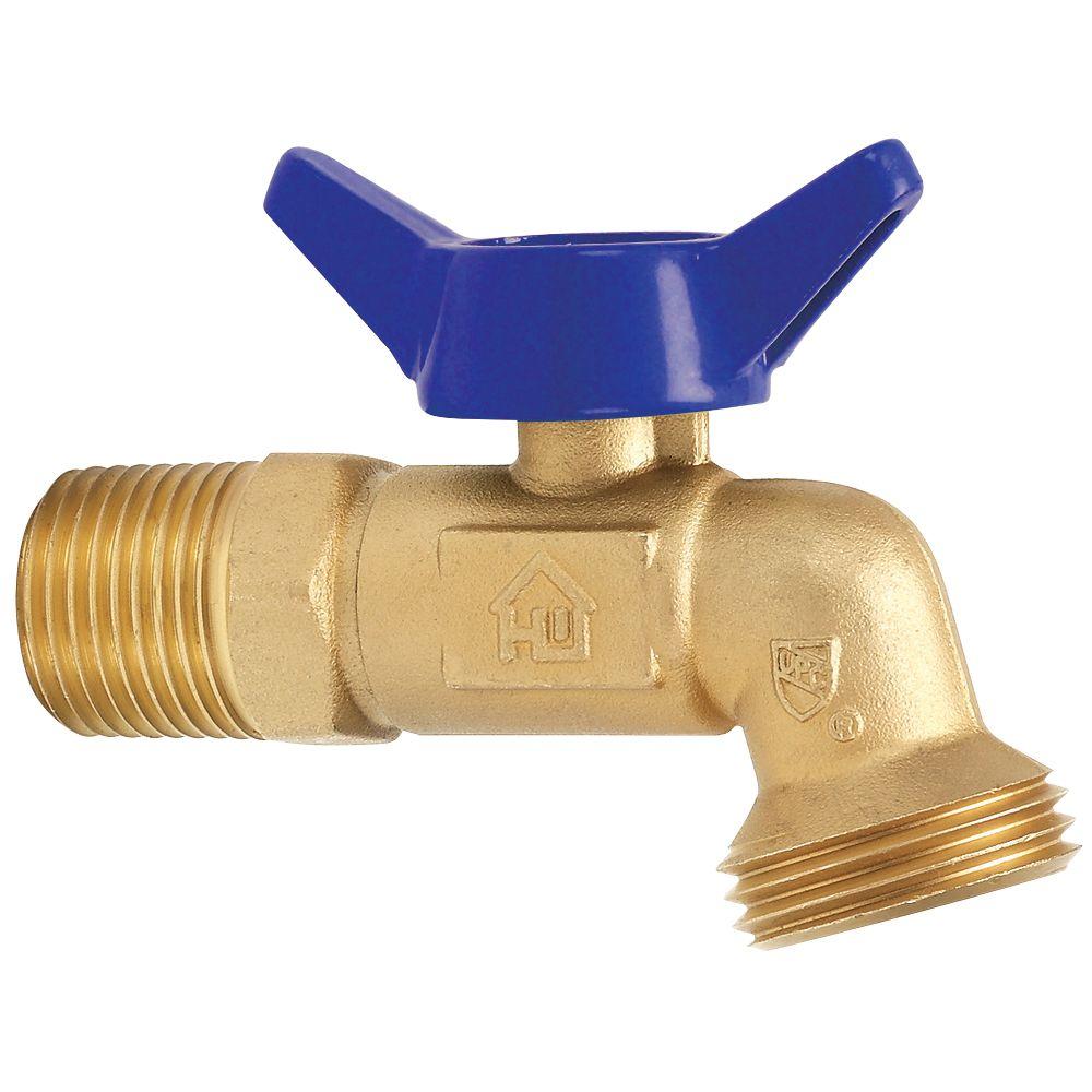 brass hose bib