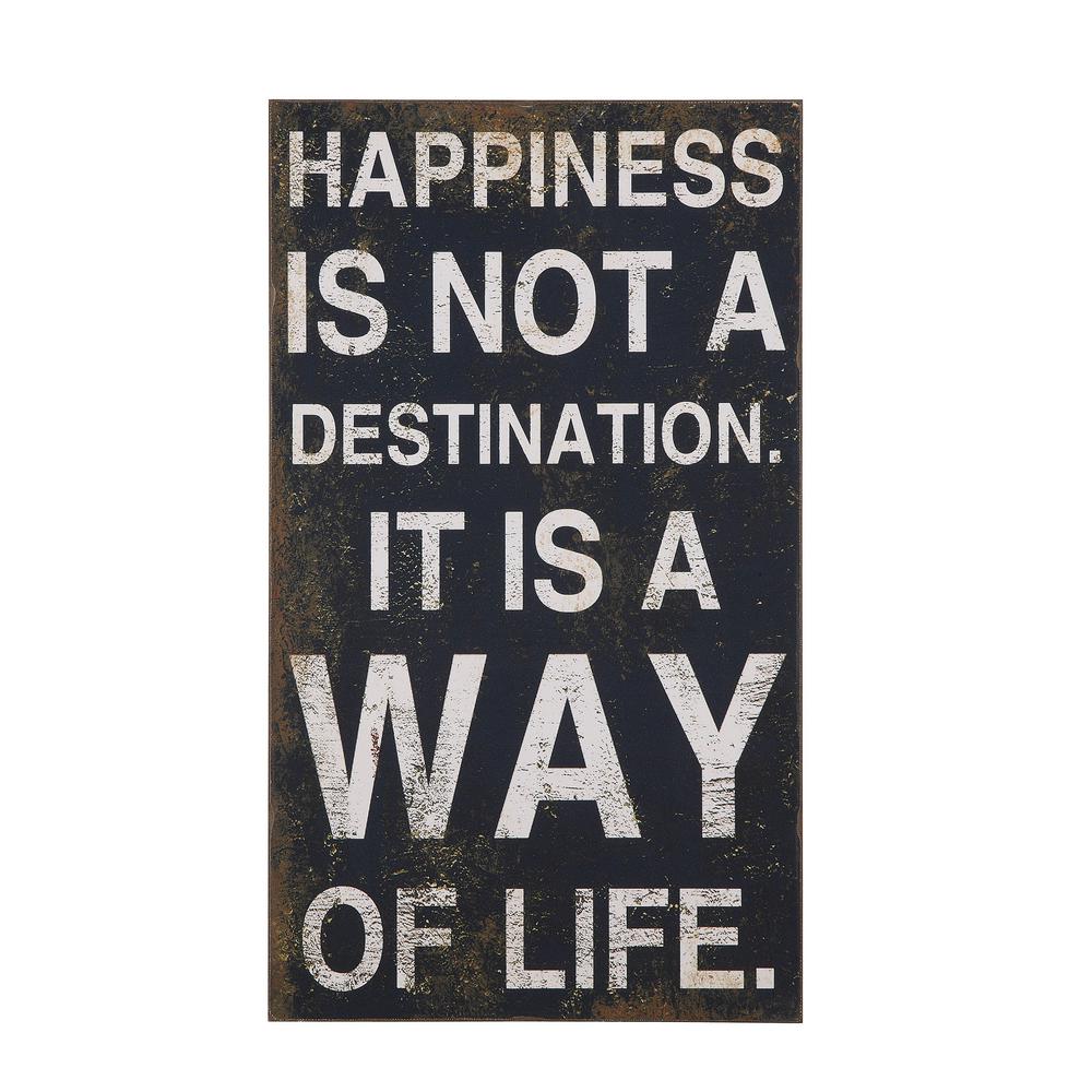 Home Decorators Collection 27.5 in. x 15.75 in. "Way of Life" Wall Art