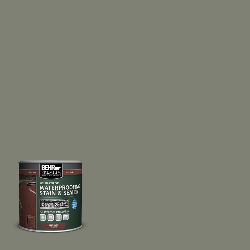 Behr Premium 8 Oz Sc 137 Drift Gray Solid Color Waterproofing Sc 137 Drift Gray Solid Color Waterproofing Exterior Wood