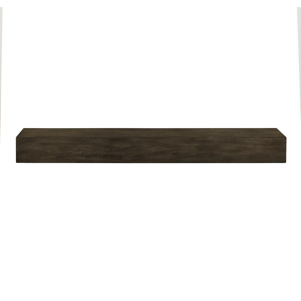 Southern Enterprises Nanette 62 In X 9 Wall Mounted Floating Wall Mounted Floating Mantel