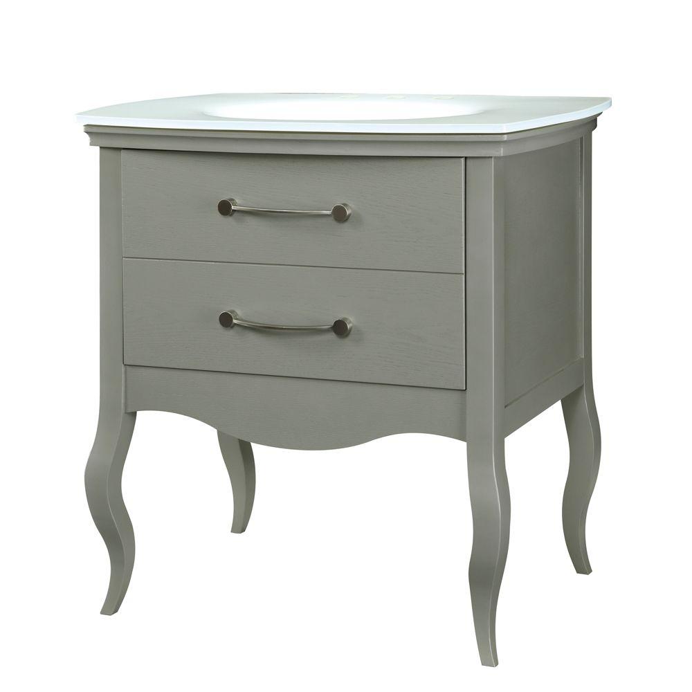 Decolav Gabrielle 37 In W X 21 75 In D X 35 63 In H Vanity With