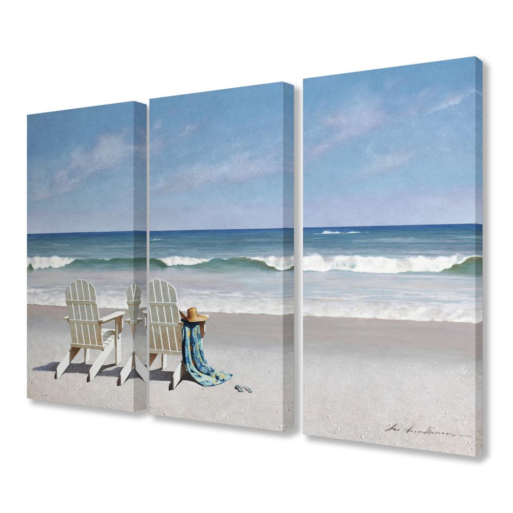 The Stupell Home Decor Collection 16 X 24 Two White Adirondack