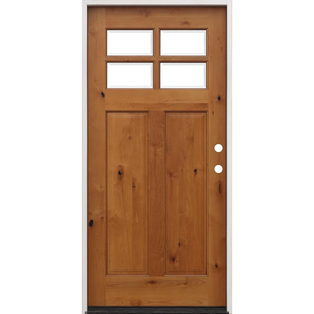 Golden Oak Front Doors Exterior The Home Depot