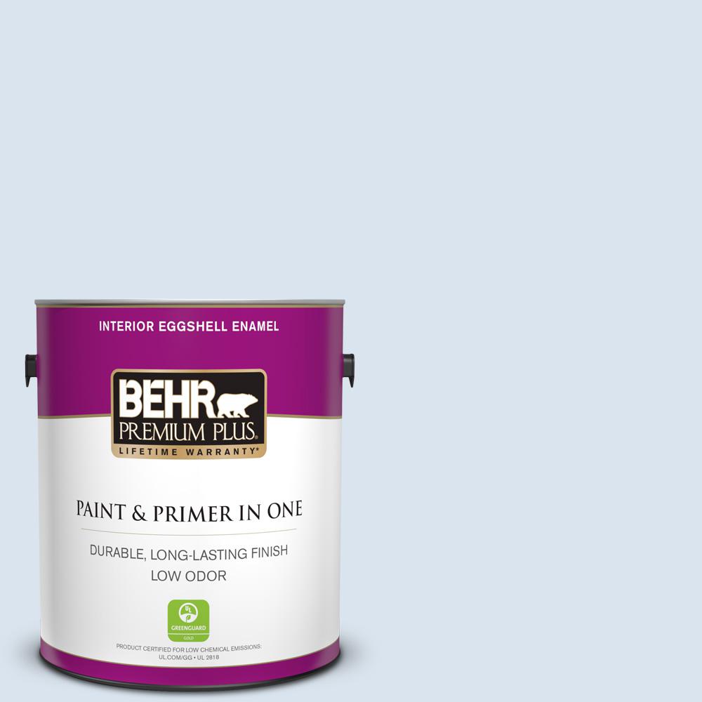 Behr Premium Plus 1 Gal 590c 2 Ocean Air Eggshell Enamel Low Odor 590c 2 Ocean Air Eggshell Enamel Low Odor