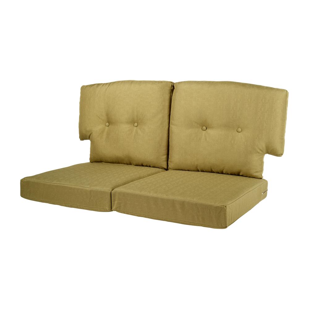 Green Bean Replacement Cushion For The Martha Stewart Living Charlottetown Outdoor Loveseat