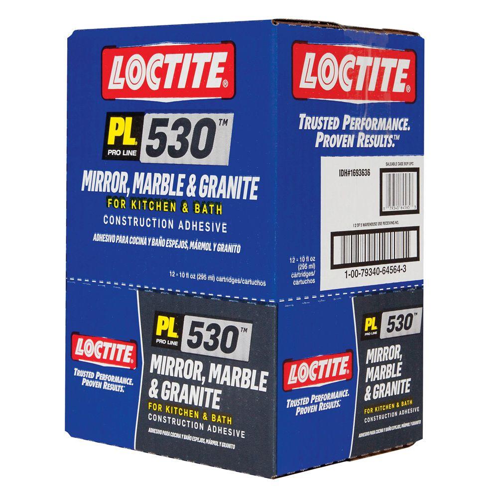 Loctite Pl 530 10 Fl Oz Mirror Marble And Granite Adhesive 12