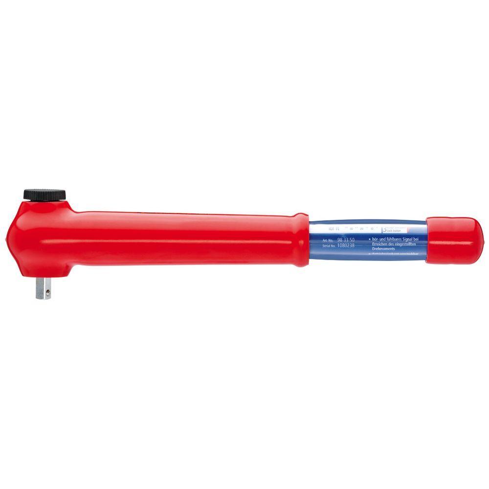 KNIPEX 98 33 50 1,000V-3//8 Drive Reversible Torque Wrench
