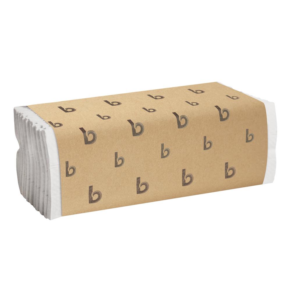 Boardwalk C Fold Paper Towels Bleached White 200 Sheets Pack 12