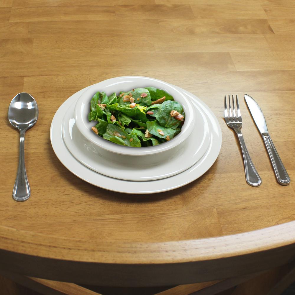 Restaurant Essentials Ivory Dinnerware Set (12 Piece)RA016 The Home