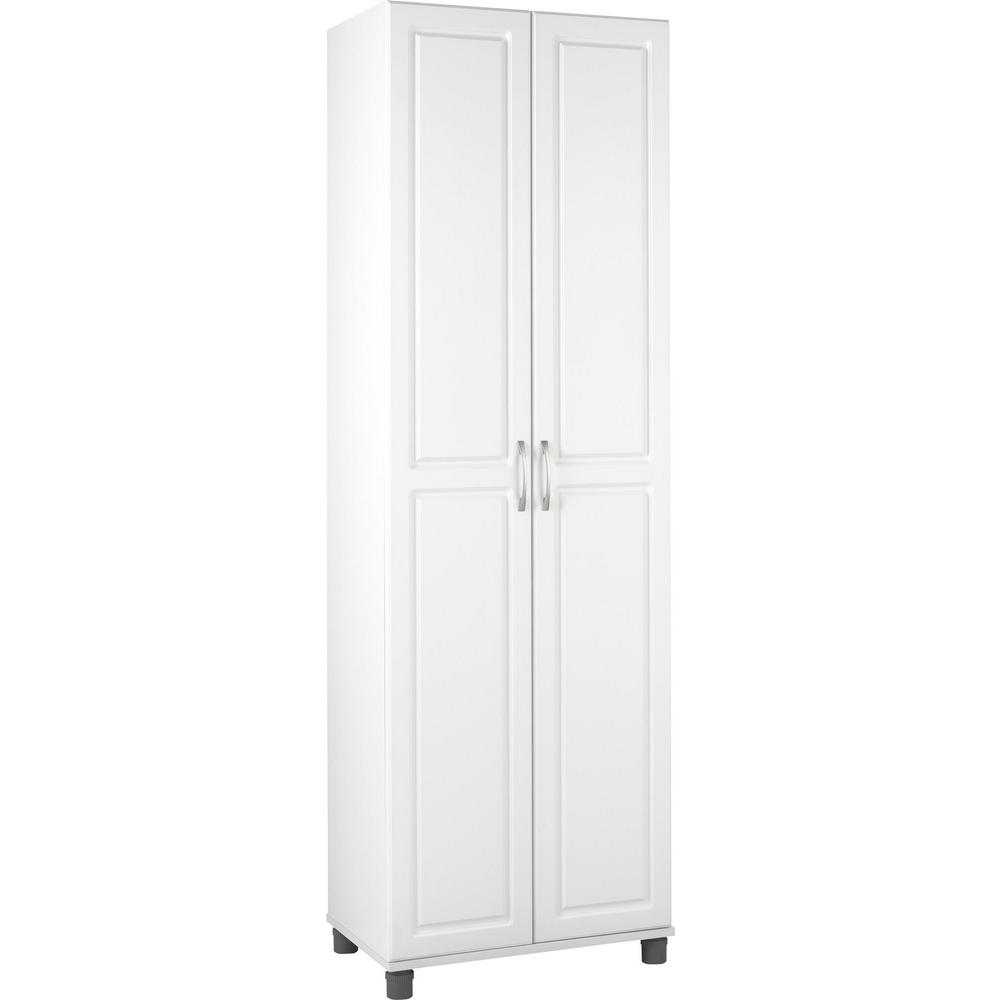Ameriwood Home Trailwinds White Storage Cabinet Hd93556 The Home
